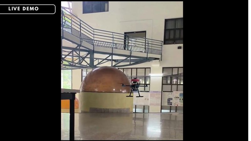 Manual mapping flight at IIT Bombay.