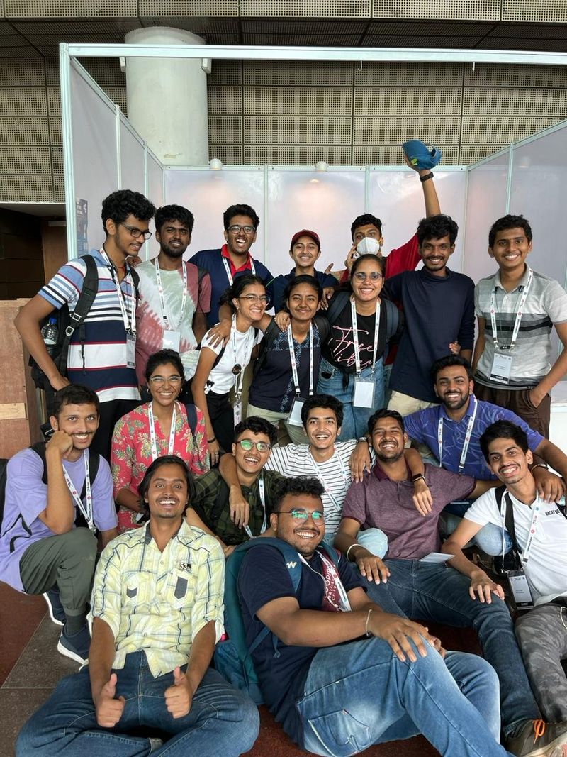 Team CSD Robocon NITK at the national stage in Delhi.